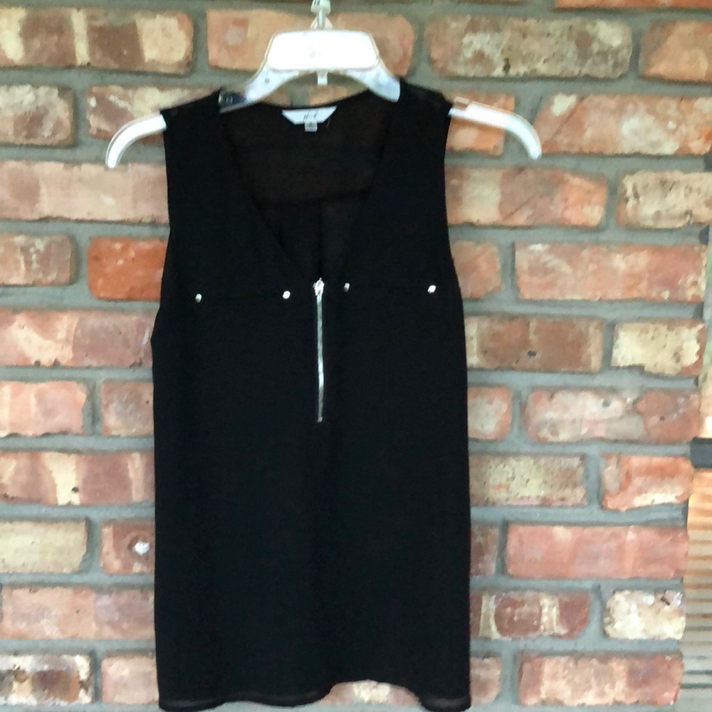 Zip front Camisole   Previously worn.  See through